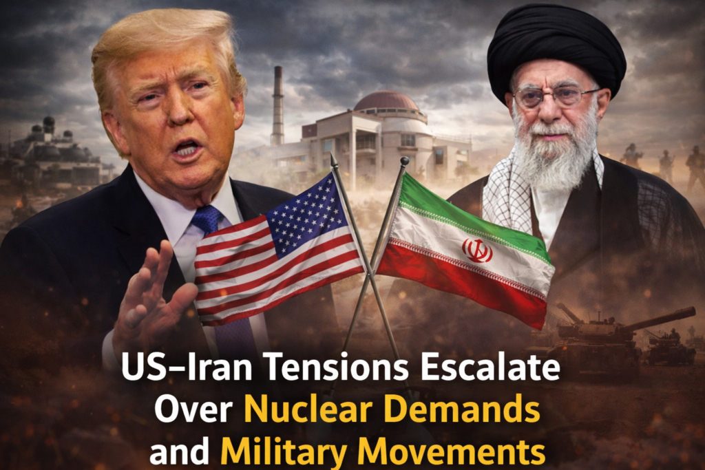 US President Donald Trump and Iran Supreme Leader Ayatollah Ali Khamenei amid growing nuclear tensions